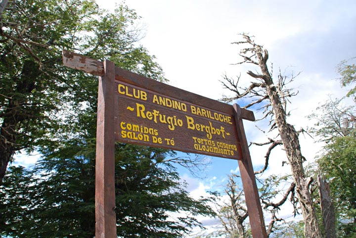 Entrada al Refugio Berghof, Club Andino Bariloche. Foto: JDMesh